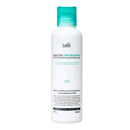 La'dor Keratin Lpp Shampoo Беcсульфатный шампунь для волос с "кератином" для всех типов волос 150 мл.