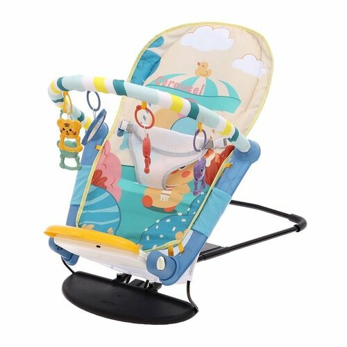 Набор 2 в 1 качель и коврик Утёнок световые звуковые эффекты цвет синий 9997₽