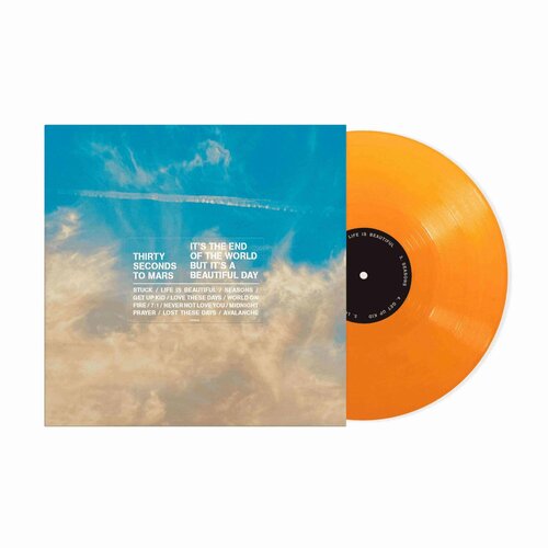 o neill martin on days like these THIRTY SECONDS TO MARS - IT'S THE END OF THE WORLD BUT IT'S A BEAUTIFUL DAY (LP orange) виниловая пластинка