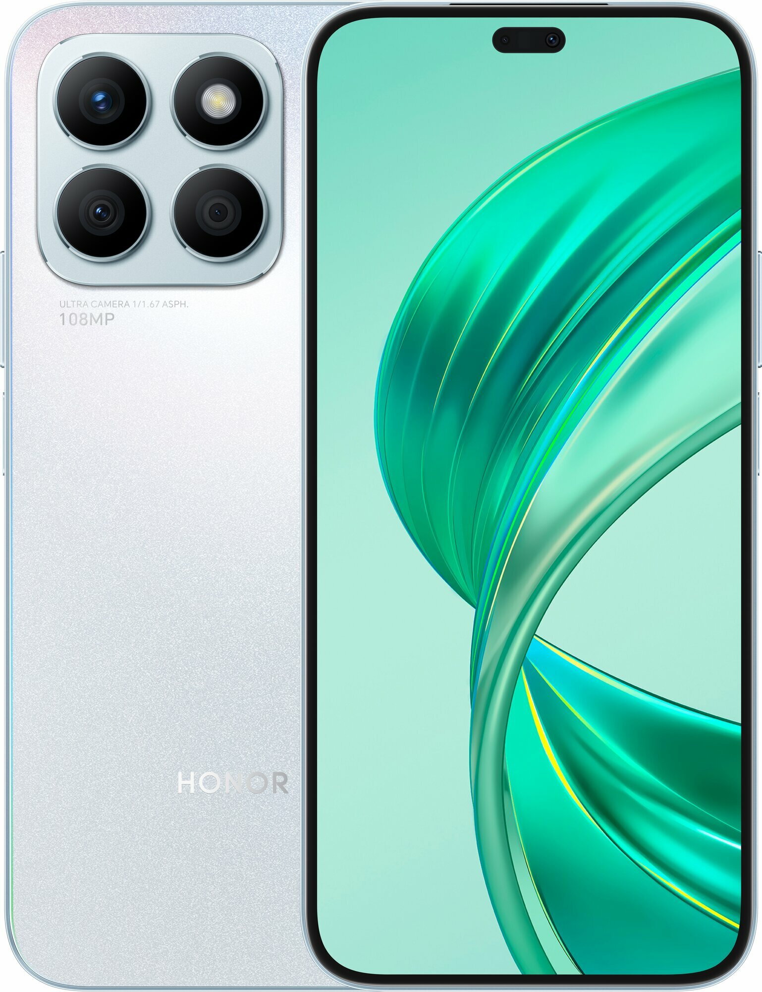 Смартфон HONOR X8b 8/128 ГБ Global для РФ, Dual nano SIM, titanium silver