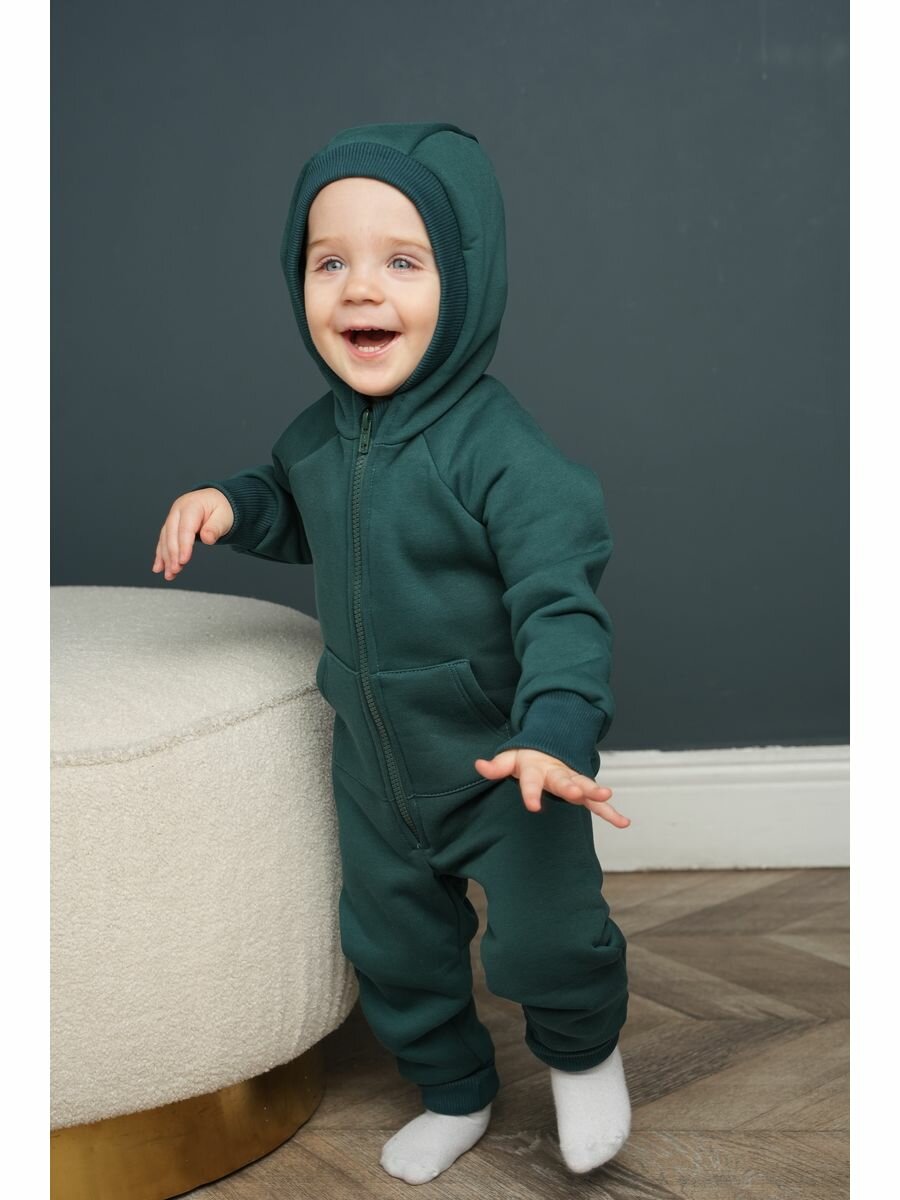 Комбинезон TRENDYCO Kids размер 116 голубой синий зеленый