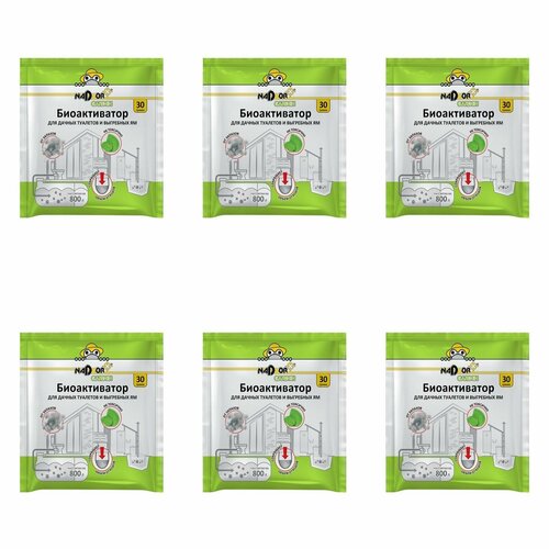 Nadzor Биоактиватор для дачных туалетов и септиков Garden, порошок, 30 г, 6 уп