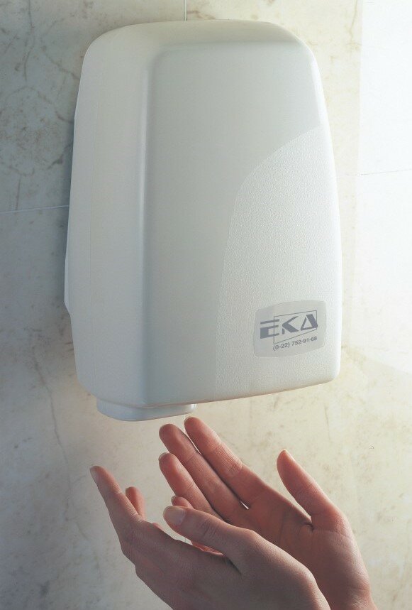 Электросушилка для рук настенная. Производство фирмы Ekaplast (Польша)