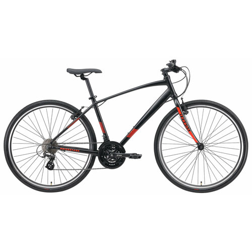 Комфортный велосипед Stark Terros 28.3 V (2024) 20 Черно-оранжевый (175-185 см)