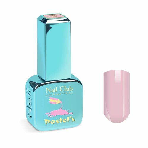 Nail Club professional Эмалевый гель-лак для ногтей с липким слоем PASTEL'S 1014 Delicate 13 мл