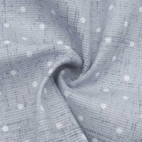 Перкаль гладкокрашенный рис 30153 вид 2 Горошек на льне 5050см AstraCraft 270₽