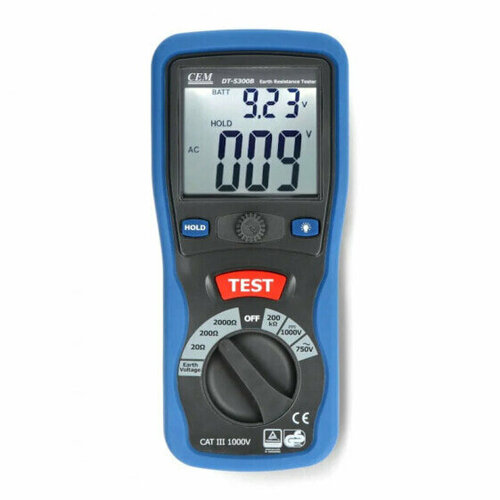 Ручные инструменты Grounding resistance meter CEM DT-5300B taidacent modbus rtu power monitor energy meter with rs485 ttl 100v 10a dc voltage current meter with dual lcd display