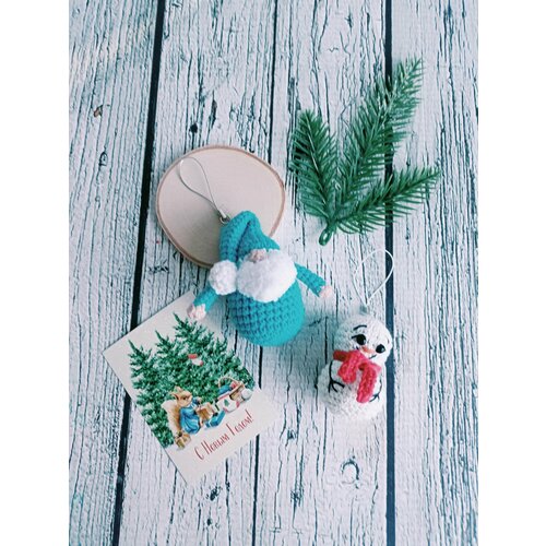 Брелок Зефирная сказка, голубой