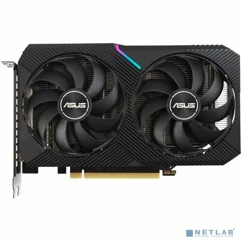 ASUS Видеокарта Asus DUAL-RTX3050-O8G-V2 NVIDIA GeForce RTX 3050 8192Mb 128 GDDR6 182214000 Ret 4907700₽