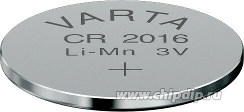 CR2016, Элемент питания литиевый (1шт) 3В