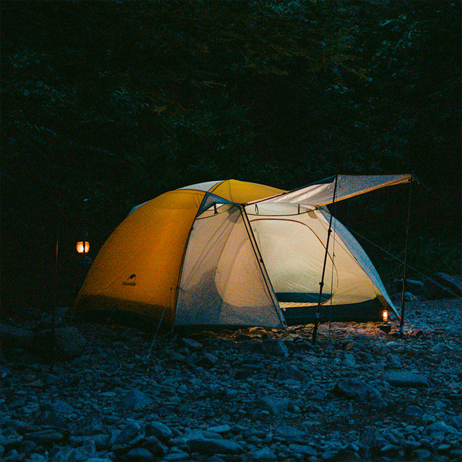 Палатка Naturehike Cloud-Creek Series Tent 3 man Yellow Pro