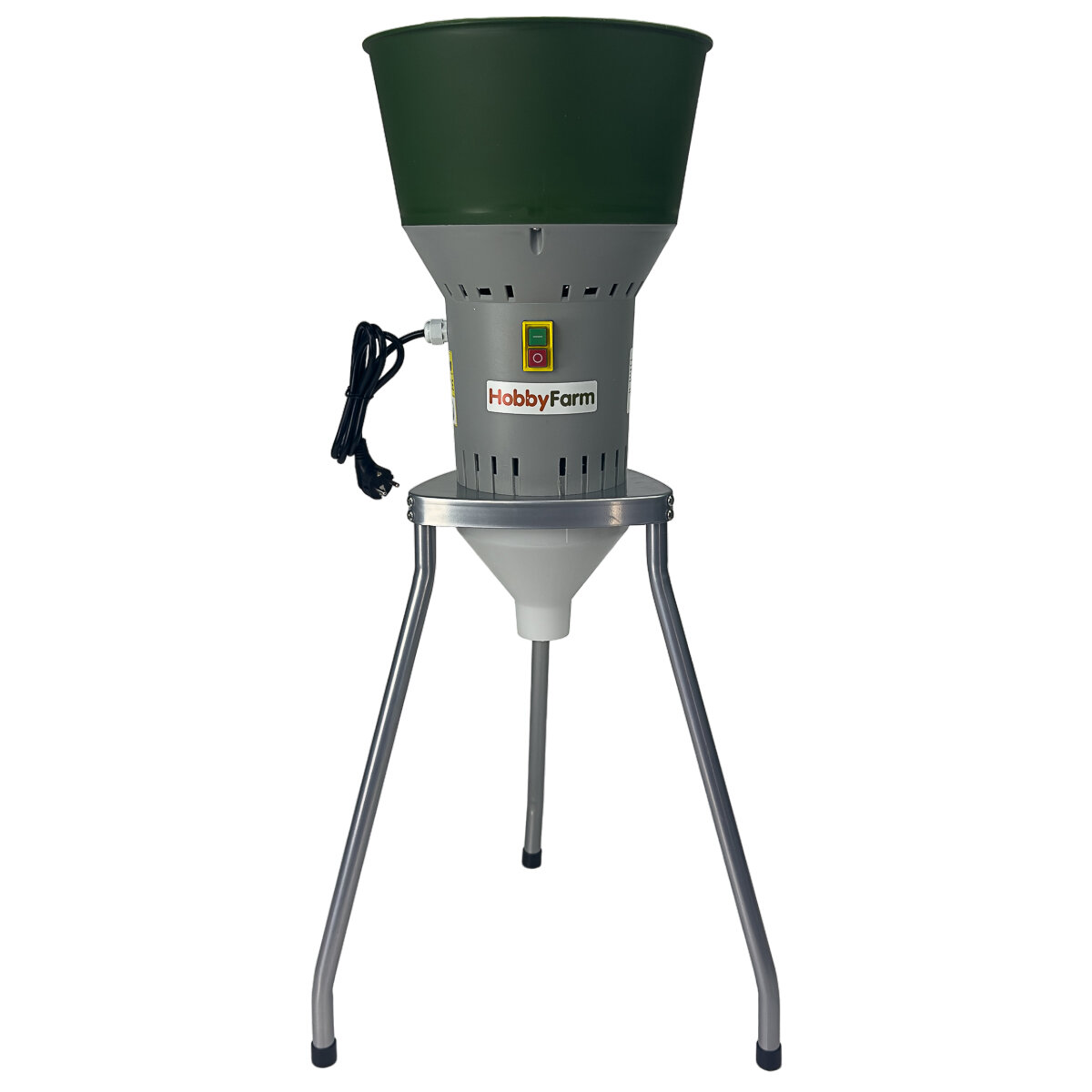 фото Зернодробилка HobbyFarm EM-50WL, на ножках