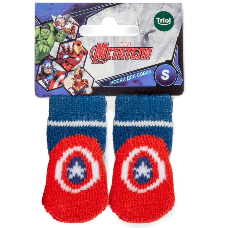 Носки для собак Marvel Капитан Америка (S )