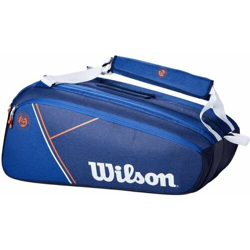 Сумка теннисная Wilson Roland Garros Super Tour x 15, арт. WR8018101001 рюкзак wilson roland garros premium backpack белый синий