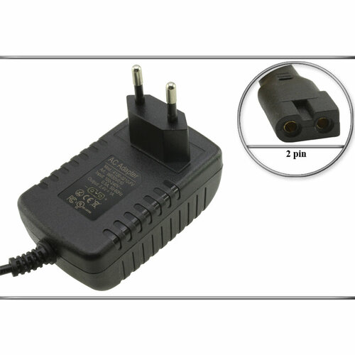 Адаптер (блок) питания 2.4V, 1A, 2pin (4120-0210-ADL), зарядное устройство для машинки стрижки волоc BaByliss Pro Forfex FX660E Type T55 и др. babyliss насадка для машинки forfex pro fx660se 6 мм