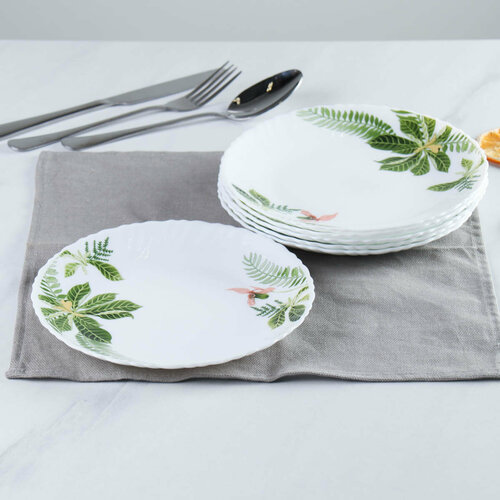 Набор десертных тарелок Tropical 6 штук тарелки Тропик 1075₽