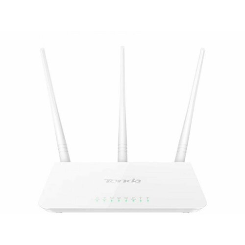 Wi-Fi роутер Tenda F3 3xLAN, 1xWAN + 802.11n (до 300Mbit) wi fi роутер tenda f3 белый