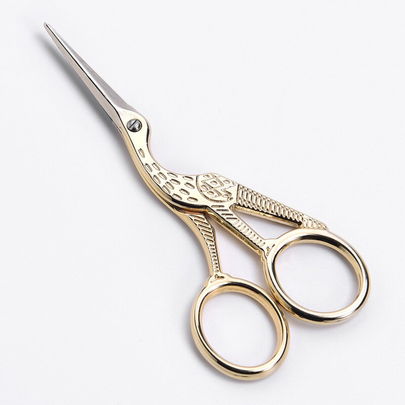 фото Ножницы для рукоделия цапельки, 11,5 см, цвет золотой