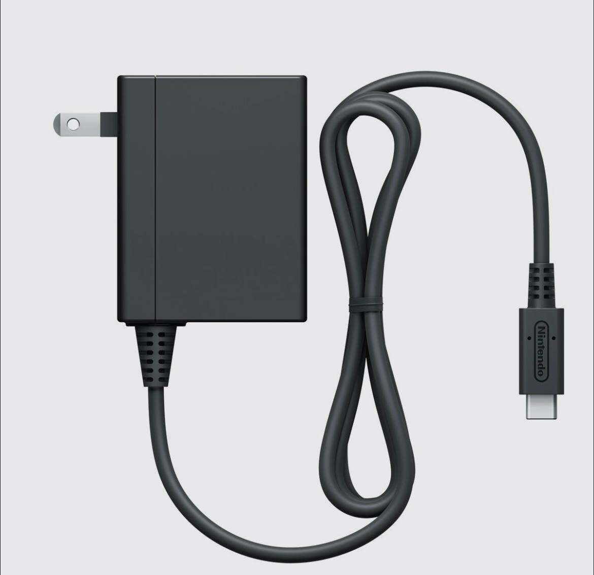 Блок питания Nintendo AC Adapter 220v (Зарядное устройство / Адаптер сетевой) (Nintendo Switch) + переходник