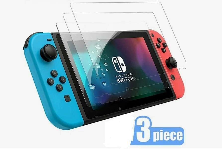 Защитное стекло Nintendo Switch, 3 штуки