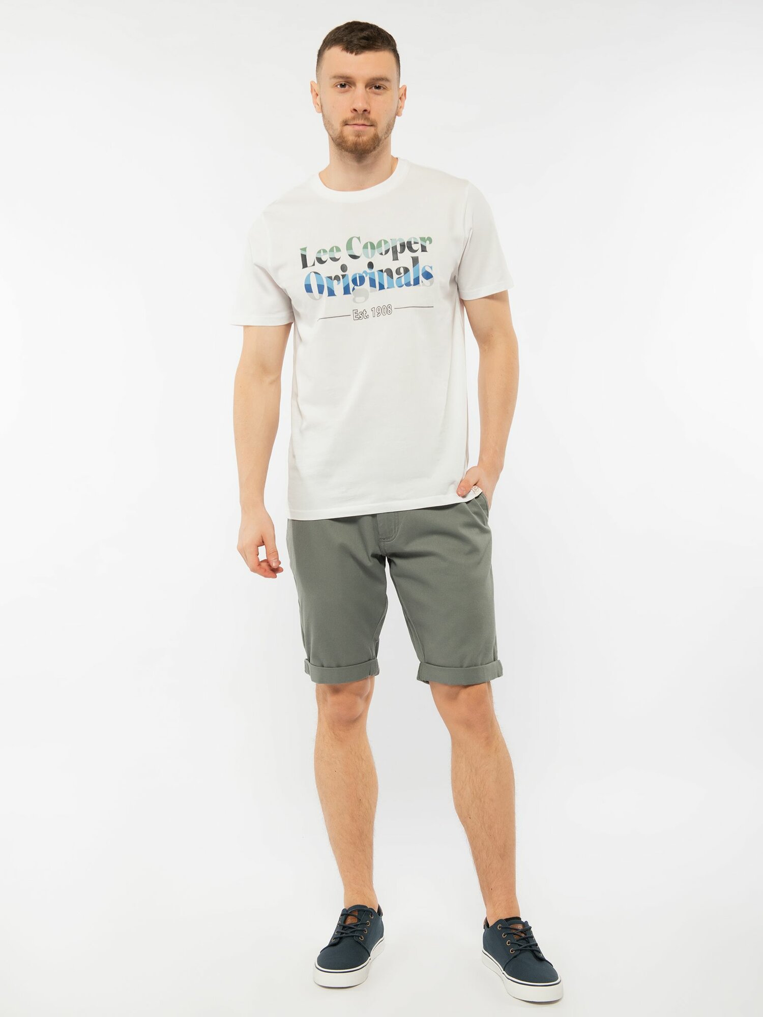 Шорты Lee Cooper, размер L, серый