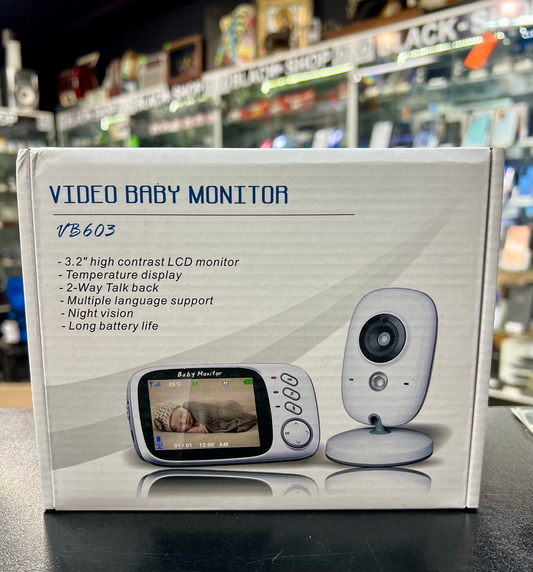 Видеоняня "Baby Monitor VB603" с функцией ночного видения и термометром