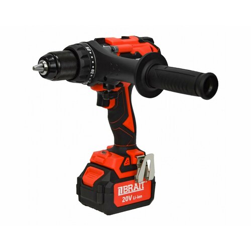 Дрель BRAIT акк уд BCDI20-4PUMBL-1 20В Li-ion1х40Ач0-4002000обмин100Нм БЗП 15-13мм бщ35кг 13440₽