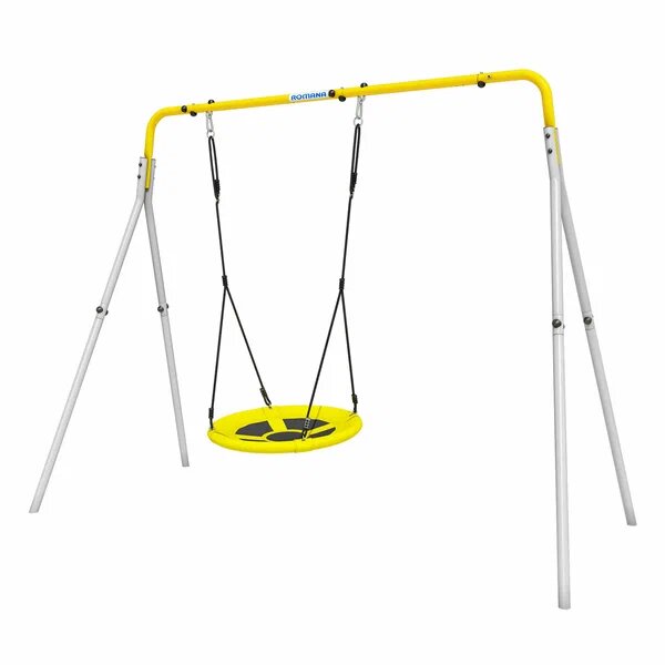 фото Качели Romana Гнездо двойные, R.103.28.04 grey/yellow