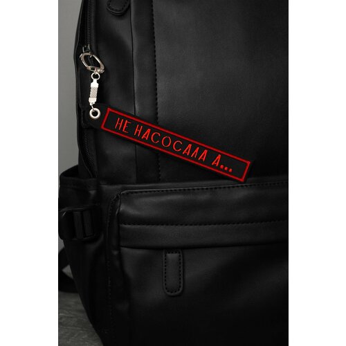 Брелок, красный, черный