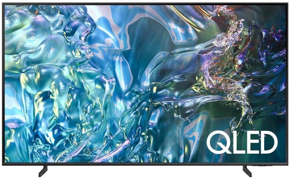 SAMSUNG Телевизор QLED Samsung 65" QE65Q60DAUXRU Series 6 серый 4K Ultra HD 60Hz DVB-T2 DVB-C DVB-S2 USB WiFi Smart TV QE65Q60DAUXRU