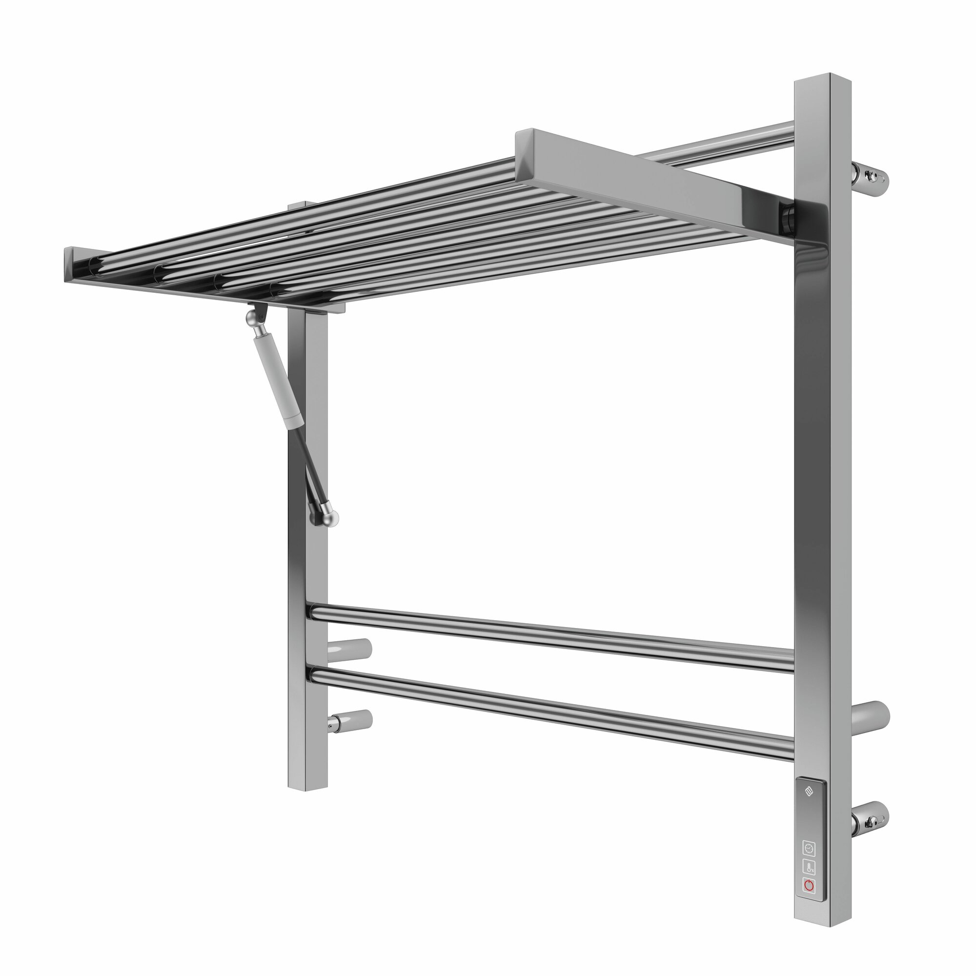 Полотенцесушитель электрический TERMINUS (Терминус) Горизонт П8 800х600 мм, сенсорный диммер, универсальное подключение,