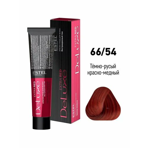 Краска для окрашивания волос DE LUXE EXTRA RED 6654 60 мл 590₽