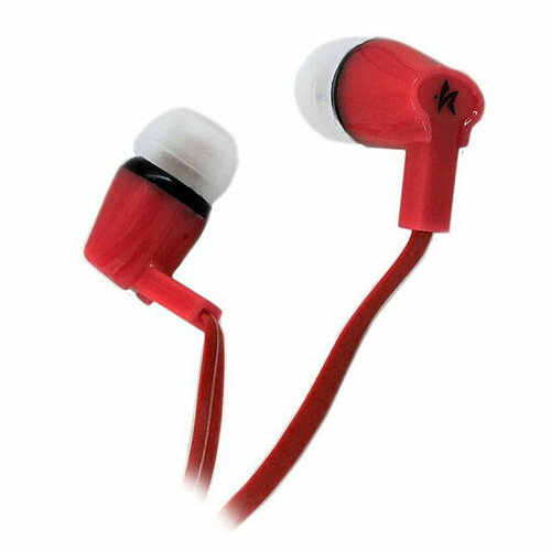 Наушники RockBox HRBX-200 красные, капельки