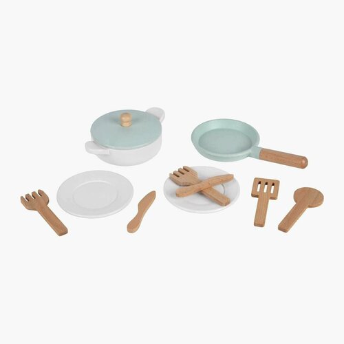 Детская деревянная кухонная посуда