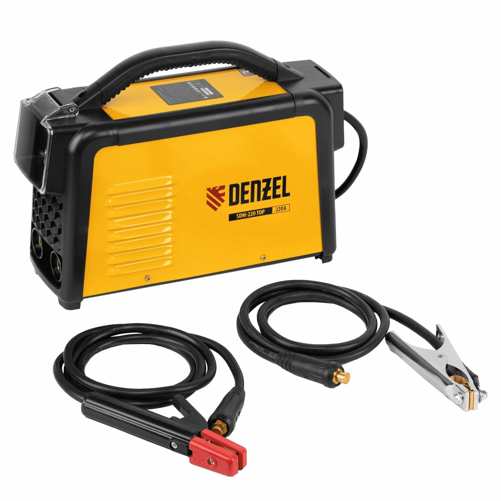 фото Аппарат инвертор. дуговой сварки SDM-220 Top, 220 А, ПВ 60% кейс Denzel