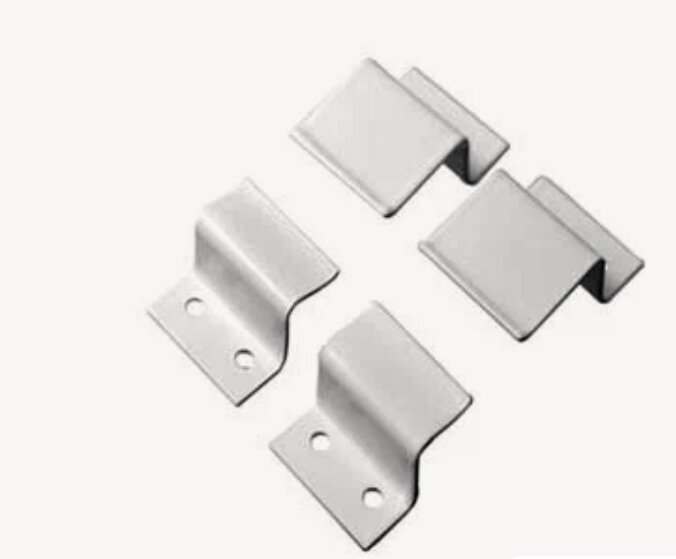 Металлические крепления для установки москитной сетки для ремонта Крепление 4 шт (2 нижних + 2 верхних)