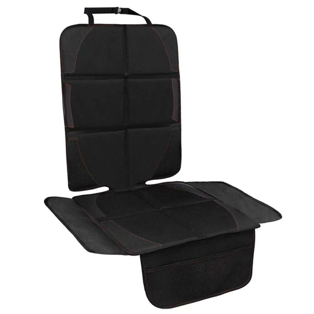 фото Плотный защитный чехол для автокресла детского, водонепроницаемый черный, накидка под автолюльку