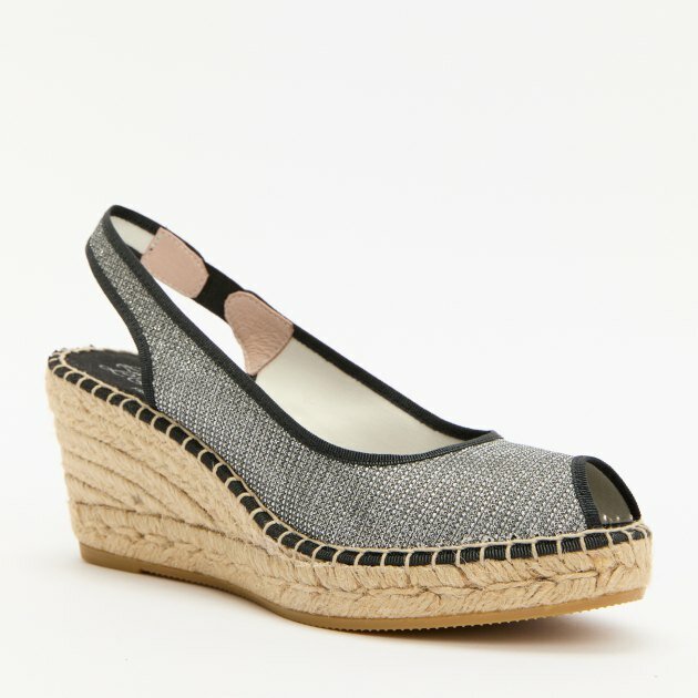 Босоножки La Maison De L'Espadrille, размер 40, серебряный