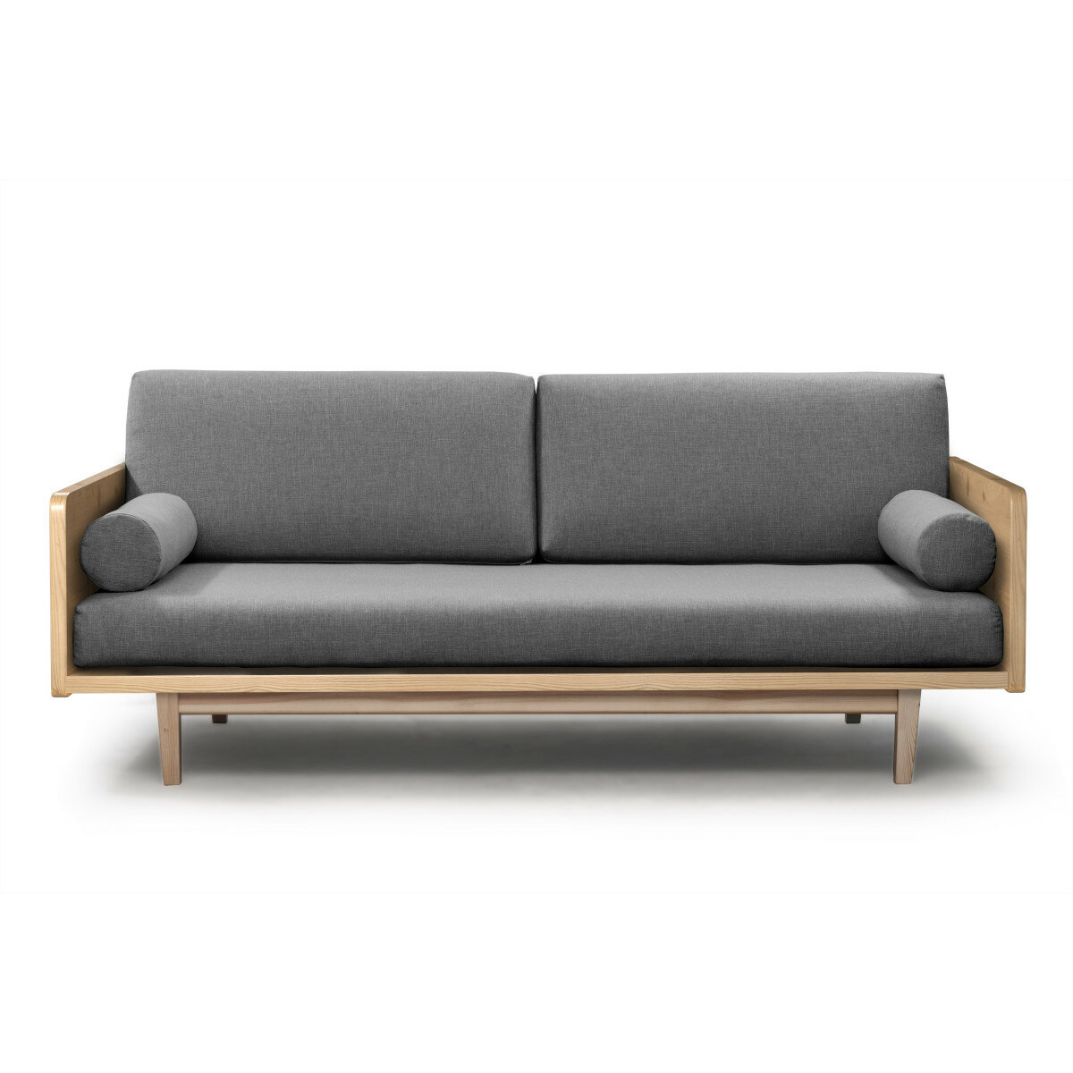 фото Диван Двалин орех желтая рогожка