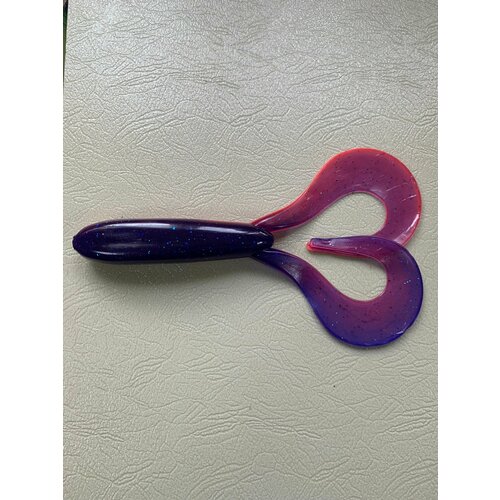 Мягкая силиконовая приманка Лягушка (Pike Frog Ширасу), цвет Фиолетово-красный (Violet-fire), вес 50 гр, уп. 1 шт.