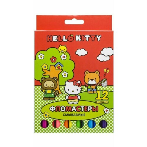 Набор смываемых фломастеров Hello Kitty 12 цветов 249₽