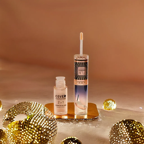 Консилер-корректор для лица, 2 в 1 , двухсторонний, с аппликатором, 3 тон (светло-бежевый)