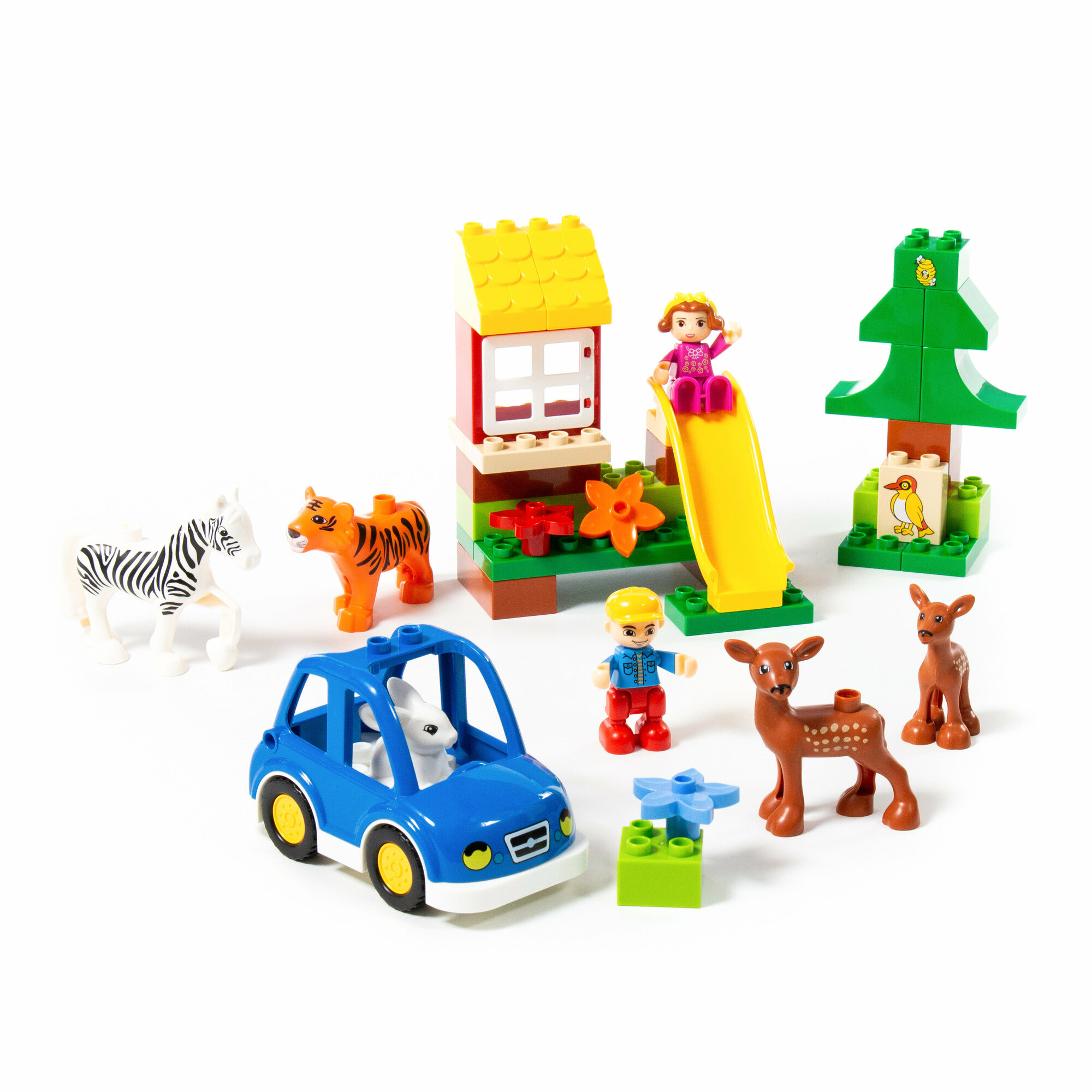 Конструктор пластиковый Полесье "Макси"-"Зоопарк" 40 деталей в коробке — фото 1