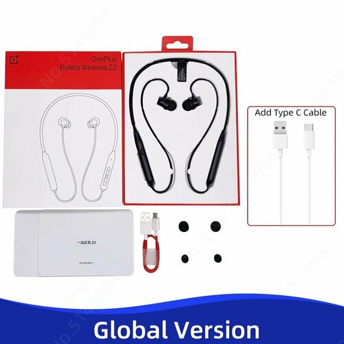 Беспроводные наушники глобальная версия Oneplus Bullets Z2 AI беспроводные наушники с шумоподавлением время автономной работы 30 часов беспроводные наушники IP55 4999₽