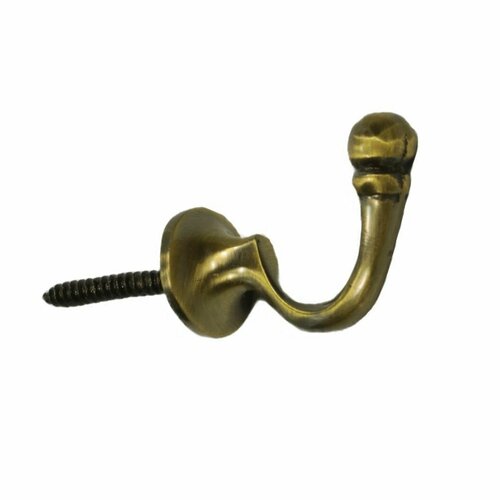 Крючок ввертный из латуни бронзовый 259₽