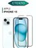 Защитное стекло на Айфон 15 на весь экран (для iPhone 15), с черн...