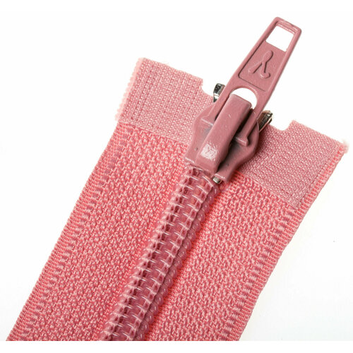 Молния спираль GAMMA разъемная, двухзамковая, светло-грязно-розовый, 80см, 1шт