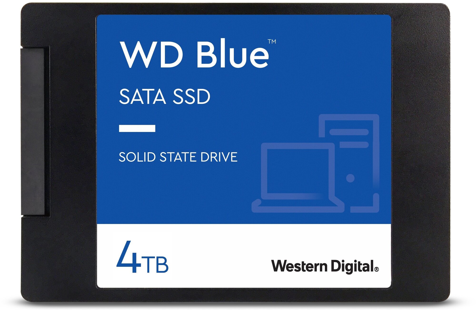 Накопитель SSD 2.5'' Western Digital Blue 4TB SATA 6Gb/s TLC 560/530MB/s IOPS 95K/82K - фото №3