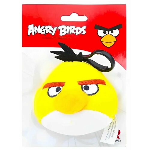 Мягкая игрушка-брелок Энгри Бердс Чак (желтый) ANGRY BIRDS Chuck