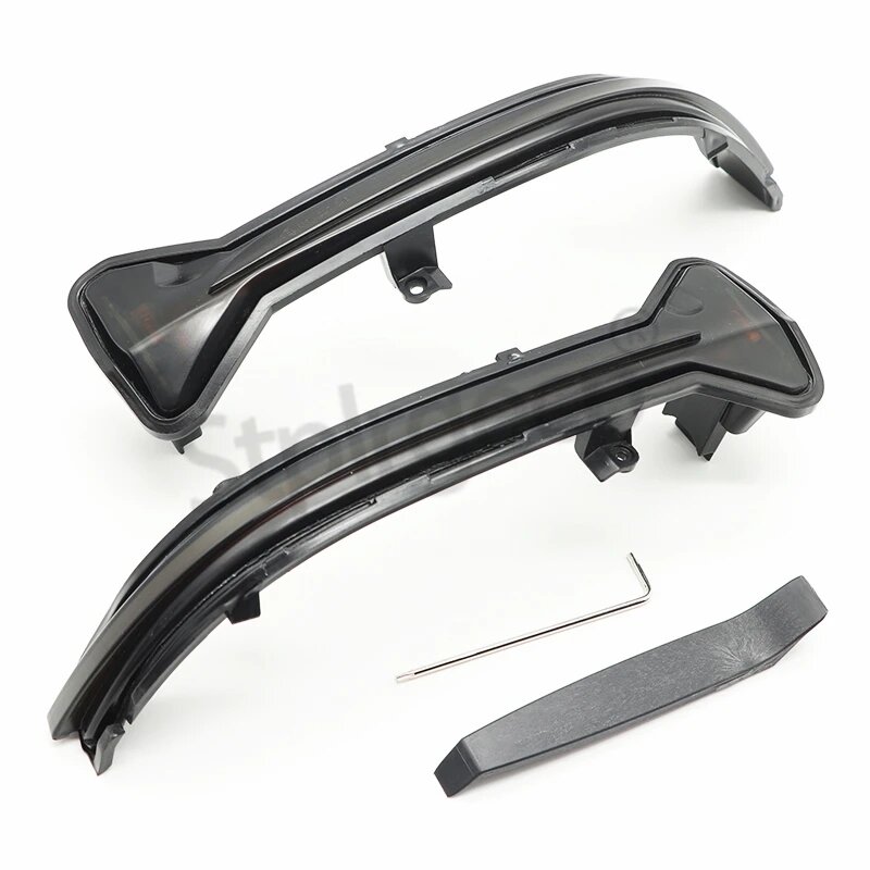 2 динамических поворотника для BMW 5 6 7 8 3 серии G38 G30 G31 G11 G12 G14 G15 G20 M5 Светодиодный указатель поворота Боковое зеркало заднего вида, Left and Right